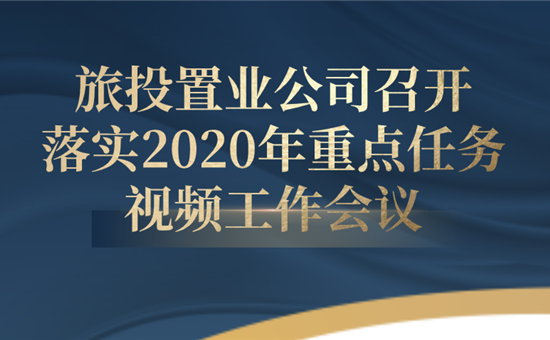 UG环球官网置业公司召开落实2020年重点任务视频工作会议